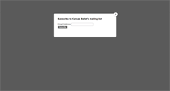 Desktop Screenshot of kansasballet.com